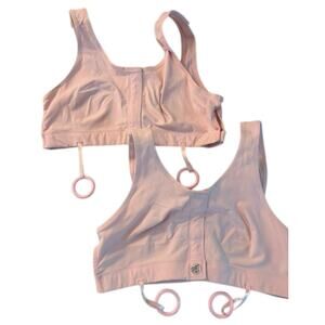 Masthead Elizabeth Set of Two Pink Surgical Bra Size Medium